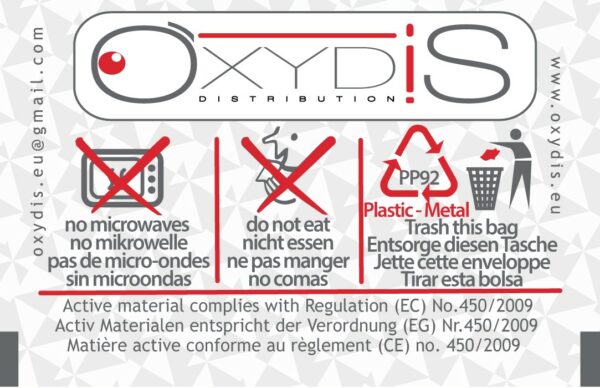 Assorbitore di ossigeno OXYDIS B-350 CF50pz (SKU U-400)